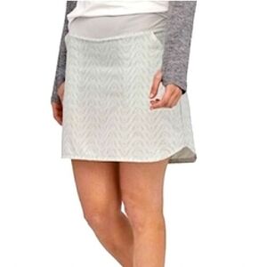 Patagonia Women’s Tech Fishing Skort Size Extra Large XL Cream Off White Outdoor